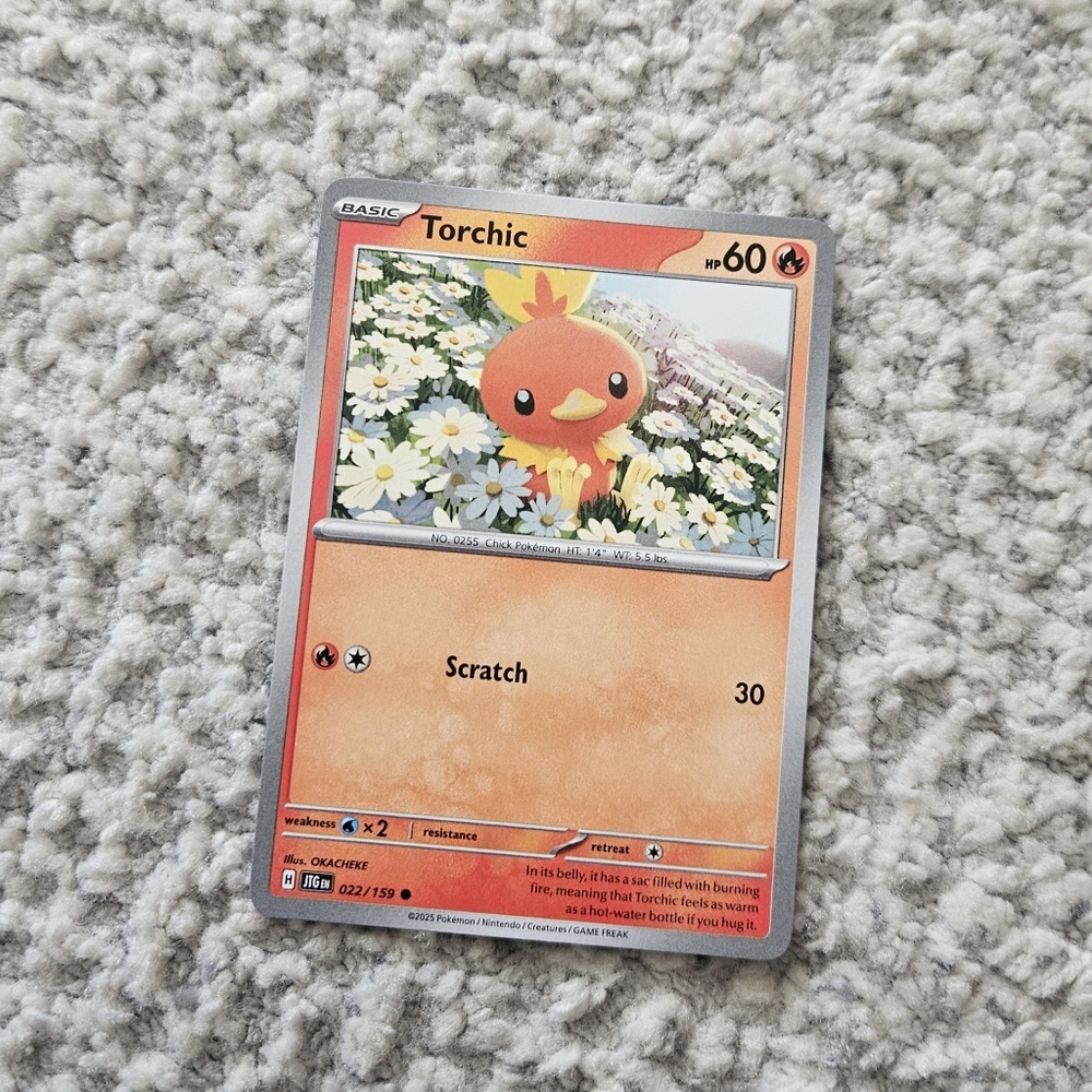 POKEMON TCG Card Torchic Journey Together 022/159